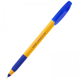 Ручка шариковая Cello Tri-Grip yellow barrel (0.5мм, синий цвет чернил) 1шт. (748)