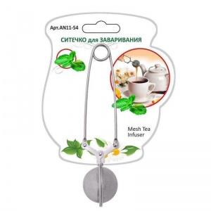 Ситечко для заваривания "Шарик", нерж. сталь, 12шт. (AN11-54)