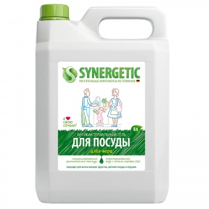 Средство для мытья посуды Synergetic "Алоэ", концентрат, 5л (4623722258380), 4шт.